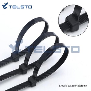 TEL-CT-5×400 нейлонавыя самафіксуючыя кабельныя сцяжкі