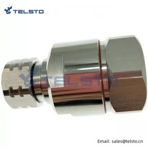4.3-10 male connector alang sa 7/8 super flexible cable din Telsto Communication