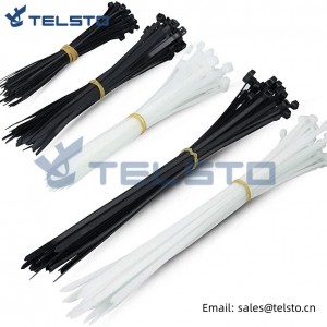 Telsto နိုင်လွန် Self-locking Cable Zip ကြိုးများ