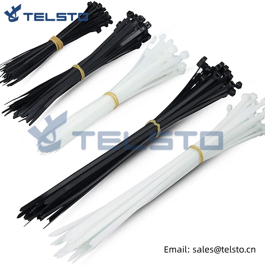 Selbstsichernde Kabelbinder aus Telsto-Nylon