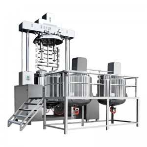 Stroj na výrobu vákuovej emulgačnej pasty