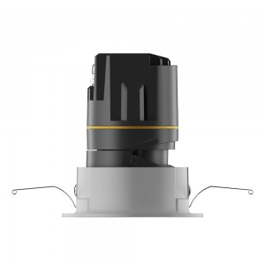 Foco modular Prolight 9W 75mm empotrable/sin recorte/inclinable/fixo