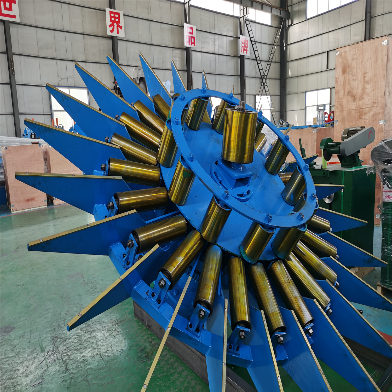 Spiral Accumulator for steel pipe production line