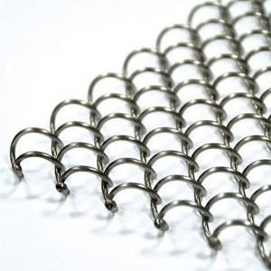 Metal coil drapery