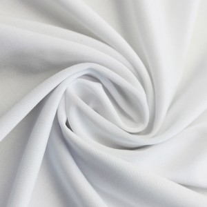 4-Txoj kev ncab 72/28 Jinkang Nylon / Lycra Warp Knit Plain Fabric THL781 / Khoom