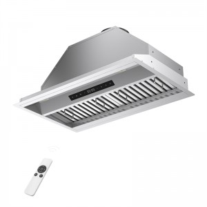 Range Hood Insert 30 Inch, Stainless Steel Didhelikake Ing Vent Hood 36 Inch 900CFM, 4 Speed ​​Extractor Auto Delay-off