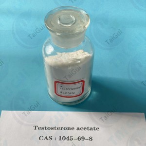 White injectable Testosterone steroids Testosterone Acetate 1045-69-8 for Bodybuilding