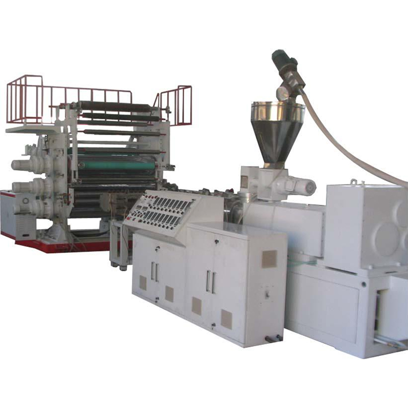 Máquina de fabricación de follas artificiales de PVC