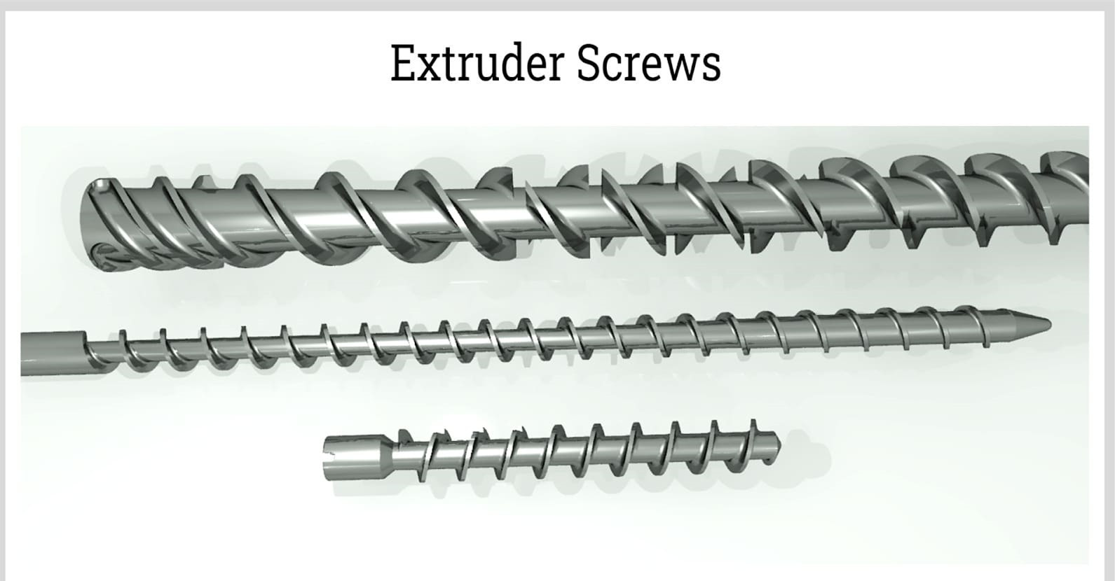 single extruder-screws