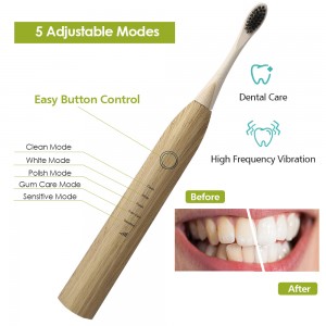Eco Friendly Manufacturer Supply Wireless Charging OEM Biodegradable Electric Toothbrush