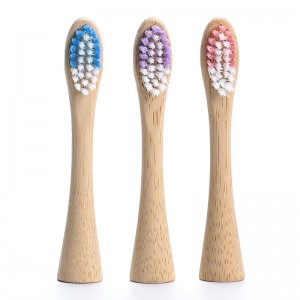 Biodegradable Castor Oil Bristles Bamboo Toothbrush Head For Philips