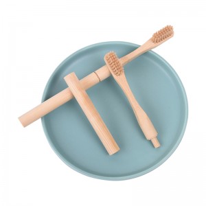 Compostable Eco-Friendly Bamboo Toothbrush With Replaceable Head