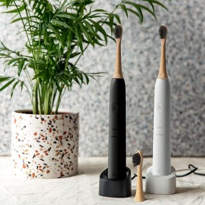 Natural Biodegradable Replacement Electric Bamboo Toothbrush Heads For Philips