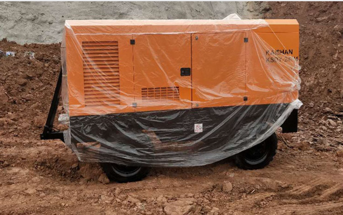 162kw diesel portable rotary screw air-compressors for base reinforcement Featured Image