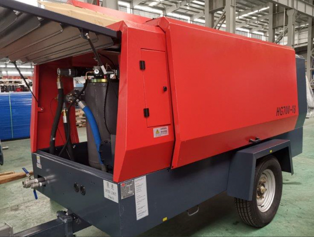  China factory heavy duty portable electric screw air compressor Featured Image
