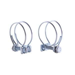 Prancis jinis Double Wires Round Tube Clamps