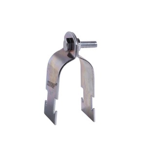 5″ ສອງຊິ້ນ EMT Conduit Strut Clampgalvanized steel hose clamps