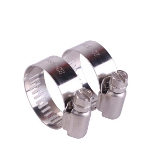China Factory American Type Stainless Steel Hose Clamp (8mm & 12.7mm)