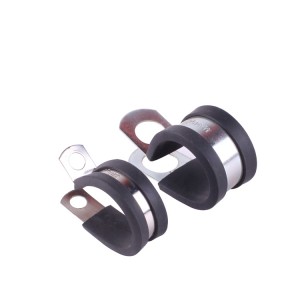 EPDM rubber stainless steel p clamp