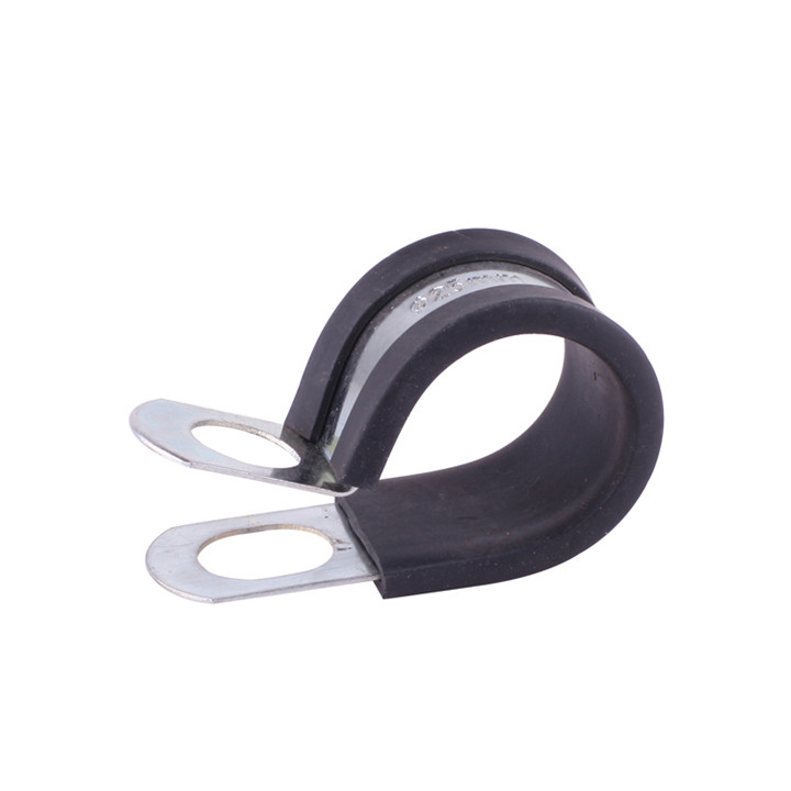 6-mm kabel iz nerjavečega jekla, obložen z gumo tipa P, pritrdilna sponka za cev Predstavljena slika