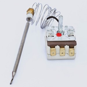 Regulowany automatyczny przełącznik ze stali nierdzewnej Termostat kapilarny 350 stopni Termostat kapilarny do piekarnika elektrycznego