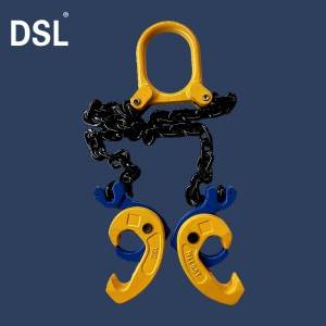 Professional China High Tensile Lifting Clamps - SL Type Forged Two Legs Double Chain Oil Drum Clamp – Shenli Rigging