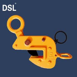 2020 wholesale price Forged Heavy Duty Lifting D Ring - HLC Type Japanese Horizontal Lifting Steel Plate Clamp with 2 Times Working Load. – Shenli Rigging