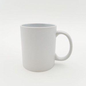 Оптова чашка для кави з власним логотипом. Біла сублімована порожня керамічна кавова кружка. Постачальник. Сублімаційна кружка 11 унцій, матова.