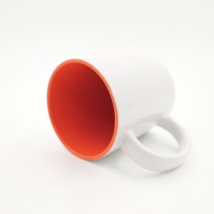 ThinkSub veleprodaja personaliziranih prilagođenih sublimacijskih praznih obloženih šalica za kavu u dvije boje za prijenos topline
