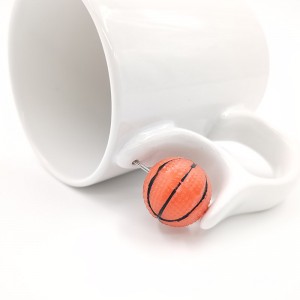Оптова керамічна кружка для білої кави з футболу для сублімації