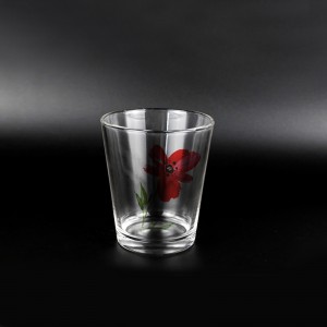 Parduodami individualūs ruošiniai 1,5 uncijos aukso apvado stiklo šilumos perdavimo spausdinimo vyno puodeliai sublimaciniai puodeliai
