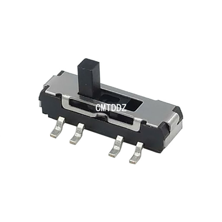 អ្នកផ្គត់ផ្គង់ប្រទេសចិន 2P3T 8Pin 3 position mini slide switch pcb mount micro slide switch នៅក្នុងប្រទេសចិន