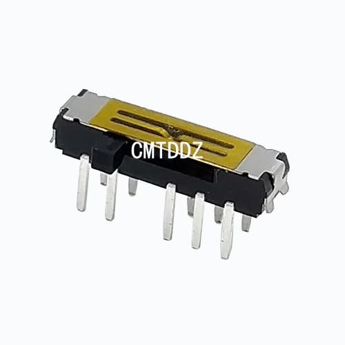 China Factory 2p4t slide switch sa tuo nga anggulo 10 pin dp4t mini slide switch supplier sa China