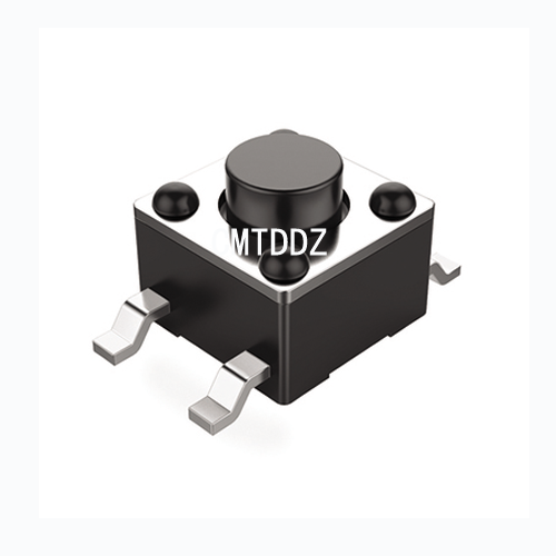 Kínai beszállító 4,5 × 4,5 mm-es Tactile Smd Smt pillanatnyi nyomógombos kapcsoló, gyártó