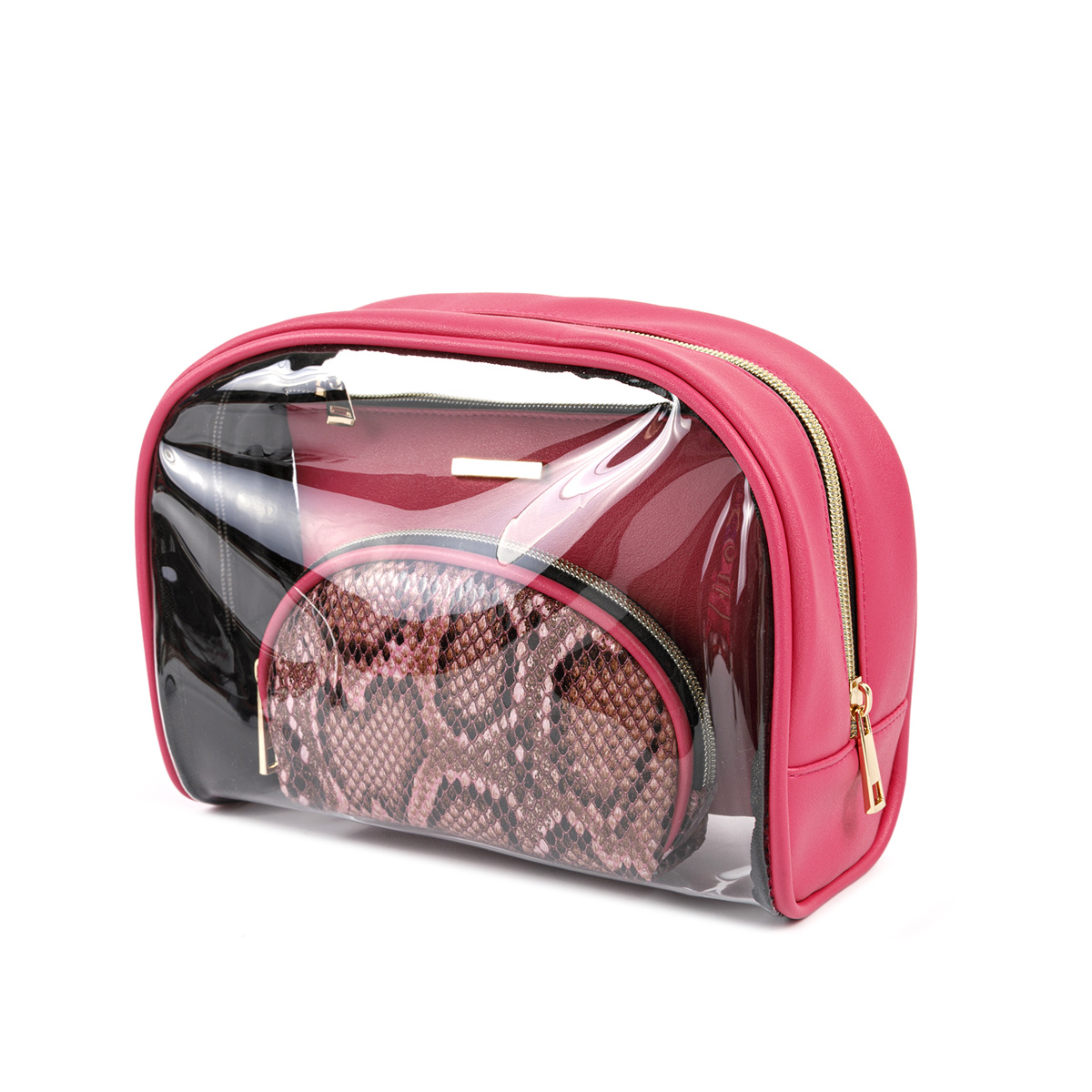 Geantă portabilă din poliester pentru cosmetice și geantă de toaletă de călătorie: set cadou pentru femei și fete