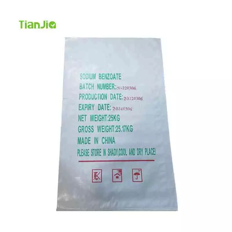 Fabricante de aditivos alimentarios TianJia Benzoato de sodio en po/granular