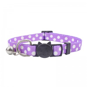 Cat Collar Breakaway mat Cute Bow Tie a Bell Personaliséiert Cute Muster