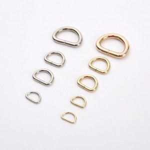 Metal D Ring For bags D Buckle