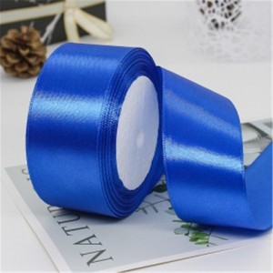 Polyester Solid Color ទទឹង 5-100MM ទទឹងទ្វេរដង ខ្សែបូអំណោយ Satin រុំដោយរលូន
