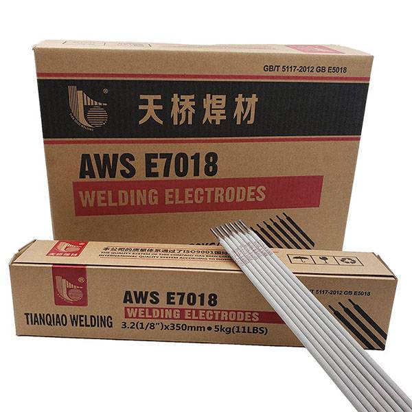 Lengvo plieno suvirinimo elektrodas AWS E7018