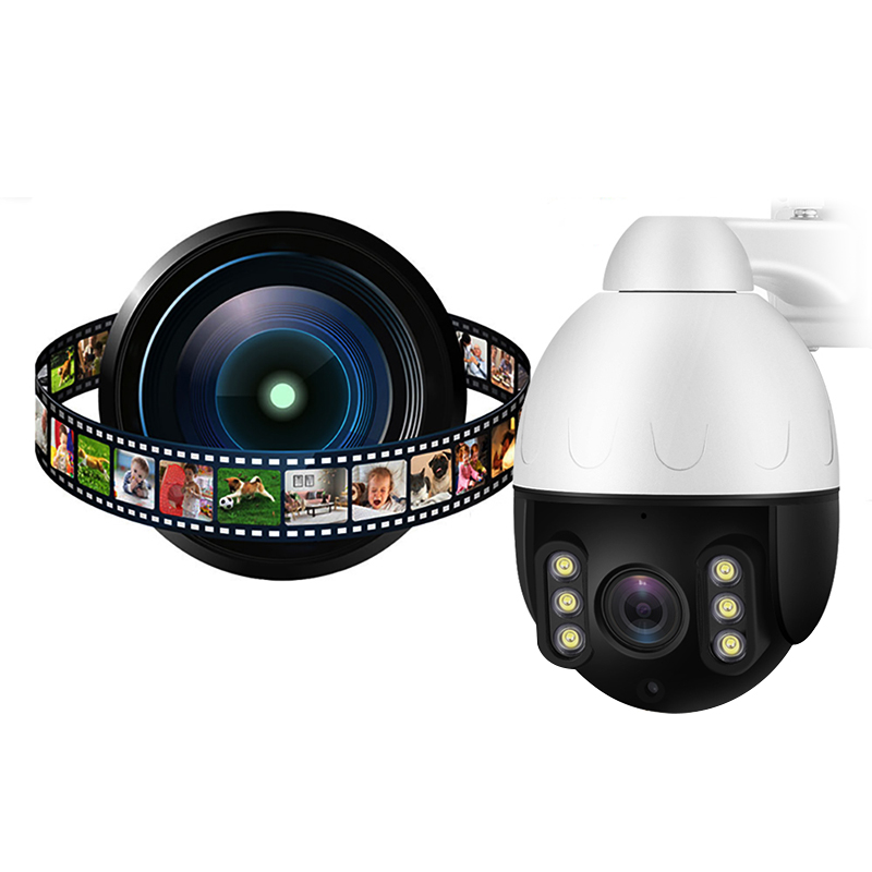 Kamera e sigurisë Ultra HD 4K Kamera CCTV e jashtme 8MP IP PTZ Dome Wi-Fi Sistem kamerash sigurie me valë 5MP