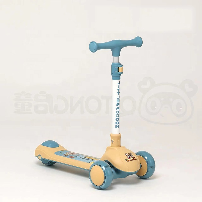 Skuter për fëmijë me dizajn të ri 3 në 1 Skuter me rrota 3-6 vjeçare LED Patinete Infantil Child Foot Kick Scooter me 3 rrota