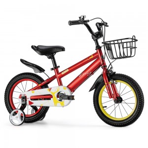 Bicicleta de alta calidad para niños, bicicleta de 12, 14, 16, 18 pulgadas, rosa, blanca, para niñas, princesa, bicicletas para niños de 7, 8, 9, 10 y 11 años