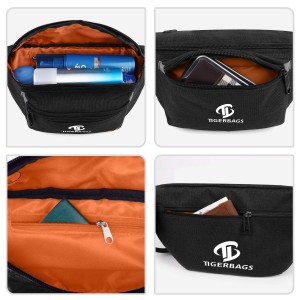 Лесна чанта за појас за патување, спортско планинарење, торба за половината со голем капацитет