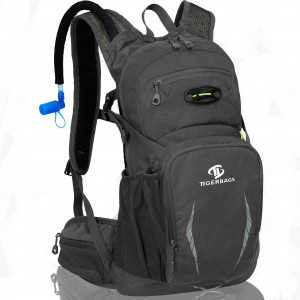 3L Water Bladder ပါသော ဘက်စုံသုံး ရေဓါတ်အိတ်၊ High Flow Bite Valve၊ တောင်တက်၊ စက်ဘီးစီးရန်အတွက် Perfect Water Backpack 18L