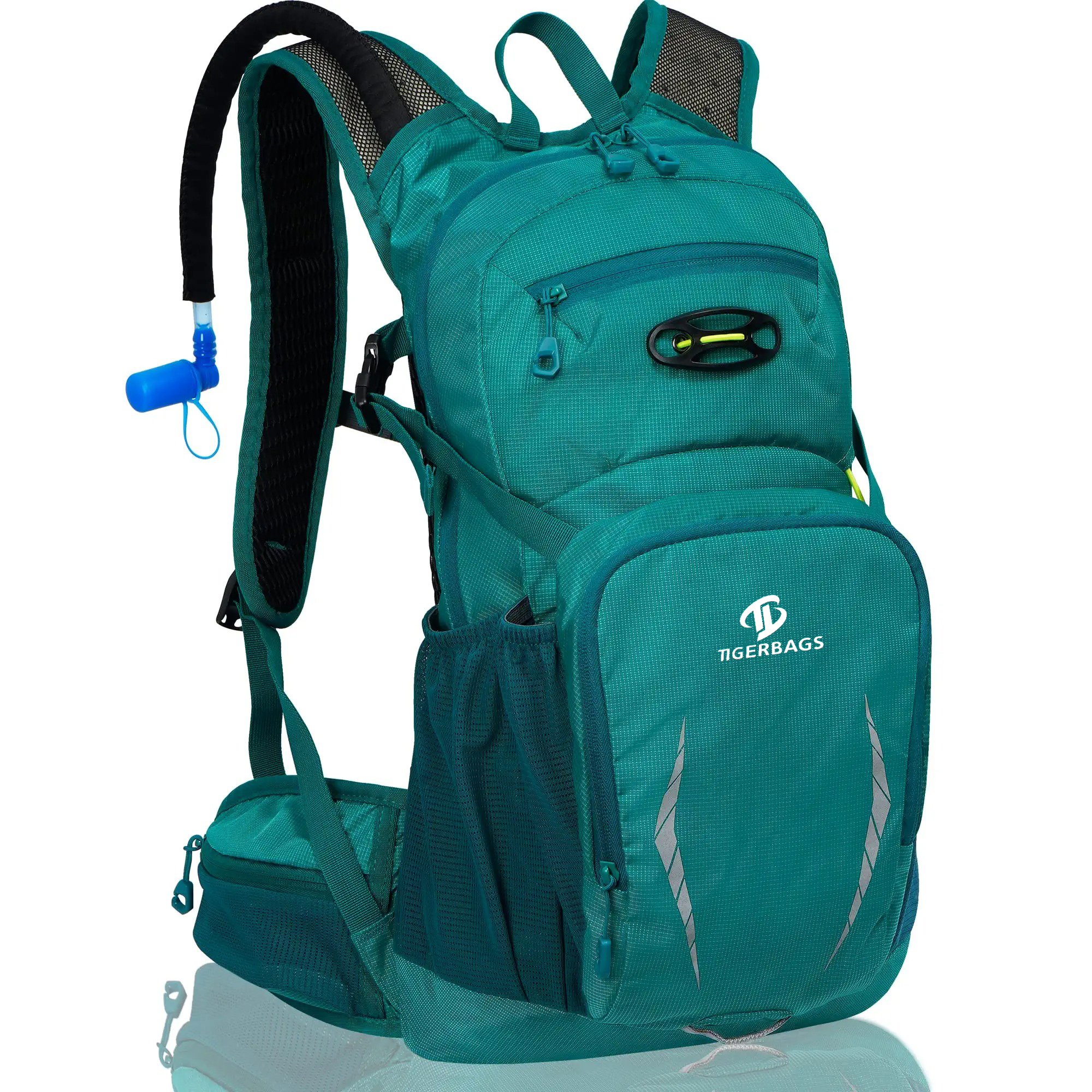 I-Multipurpose Hydration Backpack ene-3L Water Bladder, I-High Flow Bite Valve, I-Perfect Water Backpack engu-18L yokuhamba ngezinyawo, Ukuhamba ngebhayisikili