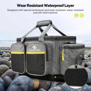 अनुकूलन योग्य वाटरप्रूफ पॉलिएस्टर फाइबर फिशिंग टैकल शोल्डर बैग