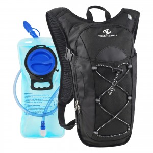 Ранец за хидратација 2L Пакет за велосипеди за хидратација на мочниот меур за трчање, планинарење
