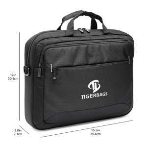 Black 15.6 Laptop û Tablet Yek Shoulder Bag Bag Portable
