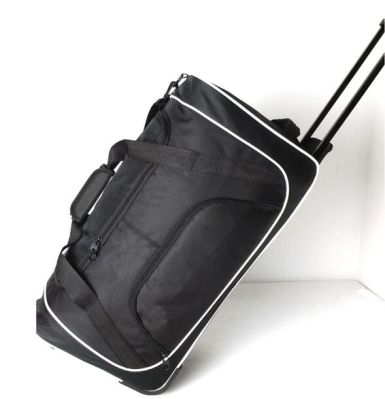Handige Rolling Duffle Bag Hoogwaardige Custom Silk Screen Logo Bagage Trolley in de uitverkoop